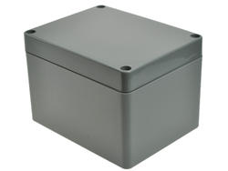 Enclosure; multipurpose; G331; ABS; 115mm; 90mm; 80mm; IP65; dark gray; Gainta; RoHS