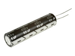 Kondensator; elektrolityczny; 68uF; 450V; RTXZ; RTXZ2W680M1250; fi 12,5x50mm; 5mm; przewlekany (THT); luzem; Leaguer; RoHS