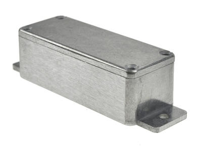 Enclosure; multipurpose; BS37MF; aluminum; 89mm; 35mm; 30mm; IP66; natural; mounting flange; Gainta; RoHS