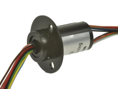 Connector; slip ring; SR012-12; 12 ways; with 0,25m cable; for panel; screw; 2A; 250V; Yumo; RoHS