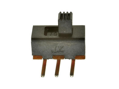 Przełącznik; suwakowy; SS12F111; ON-ON; przewlekany (THT); kątowy; R=3,0mm; 2 pozycje; 1 tor; 11,4mm; 5,6mm; 9,5mm; 3mm; 0,5A; 50V DC; bez możliwości przykręcenia
