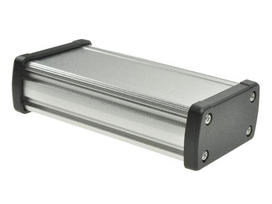 Enclosure; multipurpose; ALUG702SR120; aluminum; 68,7mm; 129mm; 35,2mm; silver; aluminum ends; Gainta; RoHS