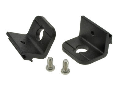 Mounting bracket; ALMF-002PBK; aluminum; black; 18x25mm; Gainta; RoHS