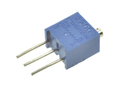 Potentiometer; helitrim; mounting; multi turns; vertical; 3266Y-103; 10kohm; linear; 10%; 0,25W; through-hole (THT); cermet; 3266; RoHS