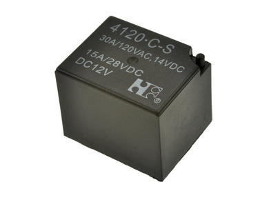 Relay; electromagnetic automotive; 4120-CS30; 12V; DC; SPDT; 30A; PCB trough hole; 1,6W; Forward Relays; RoHS