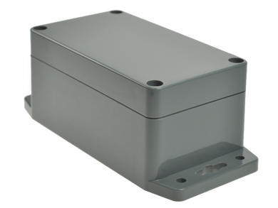 Enclosure; multipurpose; G308MF; ABS; 115mm; 65mm; 55mm; IP65; dark gray; mounting flange; Gainta; RoHS