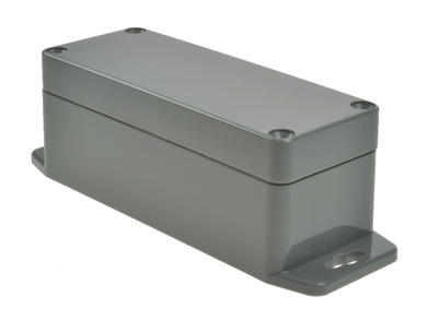 Enclosure; multipurpose; G300MF; ABS; 90mm; 35mm; 35mm; IP65; dark gray; mounting flange; Gainta; RoHS