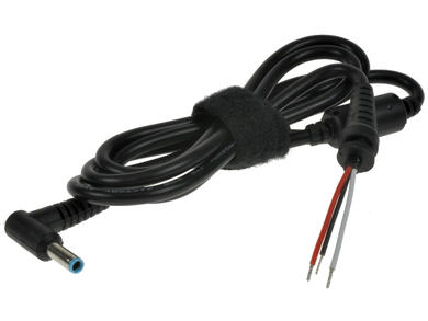Plug with cable; 3,0mm; with ferrit; with center pin; DC power; 4,5mm; AK-SC-11; angled 90°; with 1,2m cable; PVC; RoHS
