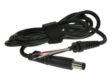 Plug with cable; 5,0mm; with ferrit; with center pin; DC power; 7,4mm; AK-SC-02; straight; with 1,2m cable; PVC; RoHS