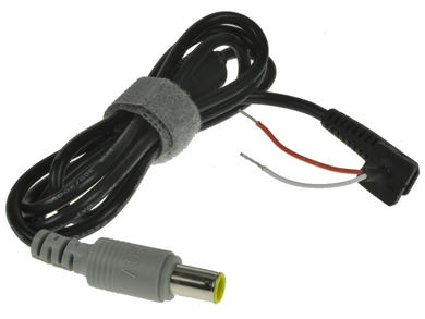Plug with cable; 5,5mm; with ferrit; with center pin; DC power; 7,9mm; AK-SC-09; straight; with 1,2m cable; PVC; RoHS