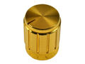Knob; GZL13; 6mm; golden; fi 13mm; 17mm; plastic