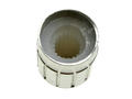 Knob; GSL13; 6mm; silver; fi 13mm; 17mm; plastic