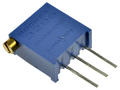 Potentiometer; helitrim; mounting; multi turns; vertical; 3296X-201; 200ohm; linear; 10%; 0,5W; through-hole (THT); cermet; 3296; RoHS