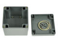 Enclosure; multipurpose; G3103; ABS; 100mm; 100mm; 90mm; IP65; dark gray; recessed area on cover; Gainta; RoHS