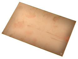 Laminate; unilateral copper; 100x150mm; FR4; 70um; 1,5mm; copper