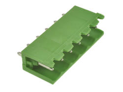 Terminal block; STL950/06-5-V; 6 ways; R=5,00mm; 12mm; 15A; 300V; through hole; straight; open; green; PTR Messtechnik; RoHS