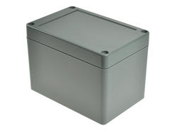 Enclosure; multipurpose; G3109; ABS; 120mm; 80mm; 85mm; IP65; dark gray; recessed area on cover; Gainta; RoHS