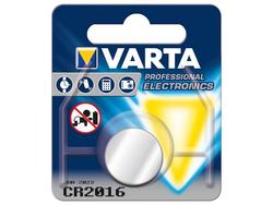 Bateria; litowa; CR2016; 3V; 90mAh; blister; fi 20x1,6mm; VARTA; 2016