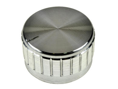 Knob; GSL30; 6mm; silver; fi 30mm; 17mm; plastic