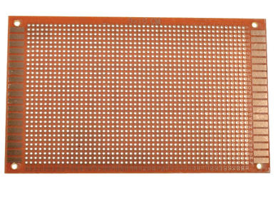 Circuit board; multipurpose; PCB 9x15; 90x150; 2,54mm; drilled; 1pcs.
