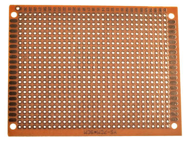 Circuit board; multipurpose; PCB 7x9; 70x90; 2,54mm; drilled; 1pcs.