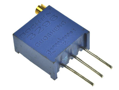 Potentiometer; helitrim; mounting; multi turns; vertical; 3296W-503; 50kohm; linear; 10%; 0,5W; through-hole (THT); cermet; 3296; RoHS
