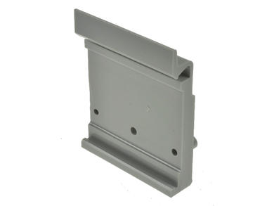 Rail mounting bracket; TH35; 45mm; plastic; gray; Relpol; RoHS