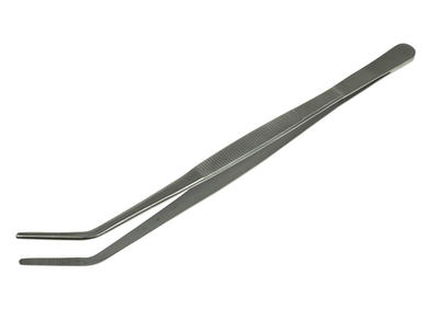 Tweezers; P250Z; 250mm; curved; metal