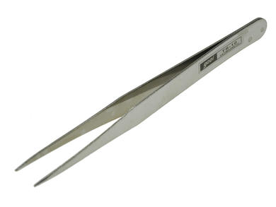 Tweezers; TS-10; 120mm; straight; metal