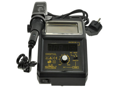 Soldering station; SL30 ESD; 48W; 24V; black case; Solomon