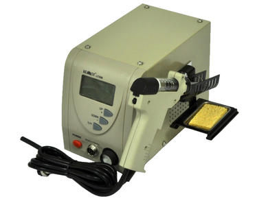 Stacja rozlutowująca; ZD-915; Cyfrowa; Przyciskowa; 80W; 160÷480°C; 230V; z odsysaczem; wymienne groty; LCD; ceramiczna grzałka; 3 końcówki