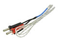 Sensor; temperature; T01; thermocouple; pearl type; thermocouple K; with 4mm banana plugs; with 1m cable; -40÷260°C; 0,75%