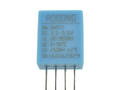 Sensor; temperature; humidity; DHT11; with digital output; SIL4; solder; flat; through hole; 3÷5V; DC; 0÷50°C; 20÷90% RH; 0,4%