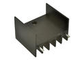 Radiator; z otworem; z 2 pinami do druku; V7142/2-2p; czerniony; 20mm; H; 15K/W; 23mm; 16mm