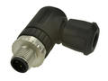 Plug; 43-00104; M12-4p; 4 ways; angled 90°; screw; 0,25÷1,5mm2; 4-8mm; for cable; black; IP67; 4A; 250V; Conec; RoHS