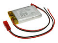 Rechargeable battery; Li-Po; 903450; 3,7V; 1600mAh; 9x34x50mm; PCM protection; connector + socket 2,54*2pins; AKYGA; RoHS