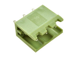 Terminal block; XY2500V-A-03P; 3 ways; R=5,00mm; 12mm; 12A; 300V; through hole; straight; open; green; Xinya; RoHS