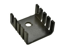 Heatsink; FK239-SA32; with hole; blackened; 19,5mm; U; 23K/W; 19mm; 9,5mm; Fischer Elektronik