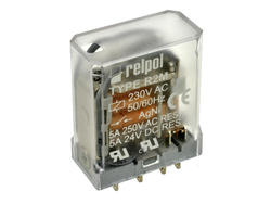 Relay; electromagnetic industrial; R2M-2012-23-5230; 230V; AC; DPDT; 5A; for socket; Relpol; RoHS