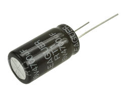 Capacitor; electrolytic; 4700uF; 16V; RT1; RT11C472M1325; fi 13x25mm; 5mm; through-hole (THT); bulk; Leaguer; RoHS
