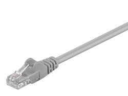 Kabel; patchcord; U/UTP; CAT 5e; 1,5m; szary; RJ4515Go; linka; CCA; okrągły; PVC; 2x wtyk RJ45; Goobay; RoHS