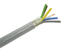 Wire; data transmission; Technotronik; LIYCY; 7x0,50mm2; stranded; Cu; gray; PVC; round; shielded; 300V; 200m reel; Technokabel; RoHS