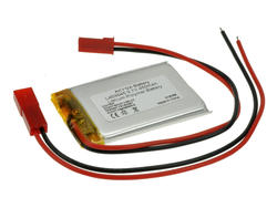Akumulator; Li-Po; 403045; 3,7V; 450mAh; 4x30x45mm; Zabezpieczenie PCM; konektor+ gniazdo 2,54*2piny; AKYGA; RoHS