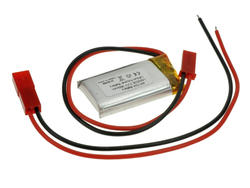 Akumulator; Li-Po; 602035; 3,7V; 380mAh; 6x20x35mm; Zabezpieczenie PCM; konektor+ gniazdo 2,54*2piny; AKYGA; RoHS