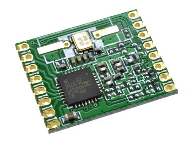 Moduł; transceiver; RFM69W-433S2; 433,92MHz; Hope Microelectronics; 13dBm; -120dBm; powierzchniowy (SMD)