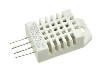 Sensor; temperature; humidity; DTH22; with digital output; SIL4; solder; flat; through hole; 3,3÷6V; DC; -40÷80°C; 0÷100% RH; 2%