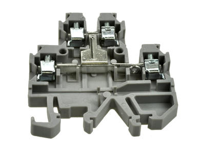 Connector; DIN rail mounted; MK4QV; grey; screw; 0,5÷4mm2; 32A; 500V; 2 ways; Degson; RoHS