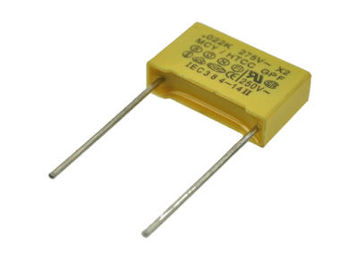 Capacitor; X2; polypropylene; MKP; 22nF; 275V AC; MKP10; TMF22X2; 10%; 5x11x18mm; 15mm; bulk