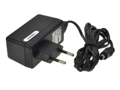 Power Supply; plug; ZSI12V1,5A; 12V DC; 1,5A; straight 2,5/5,5mm; black; Umec