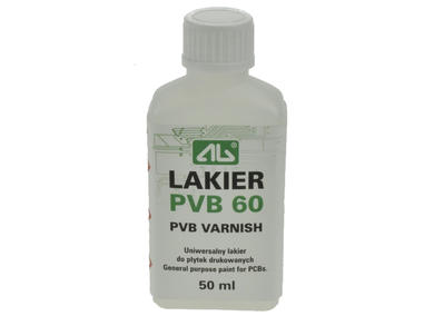 Lakier; zabezpieczający; konserwujący; PVB 60/50ml AGT-199; 50ml; płyn; butelka; AG Termopasty